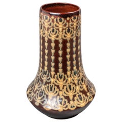 Antique Herrsching German Jugendstil Ceramic Vase