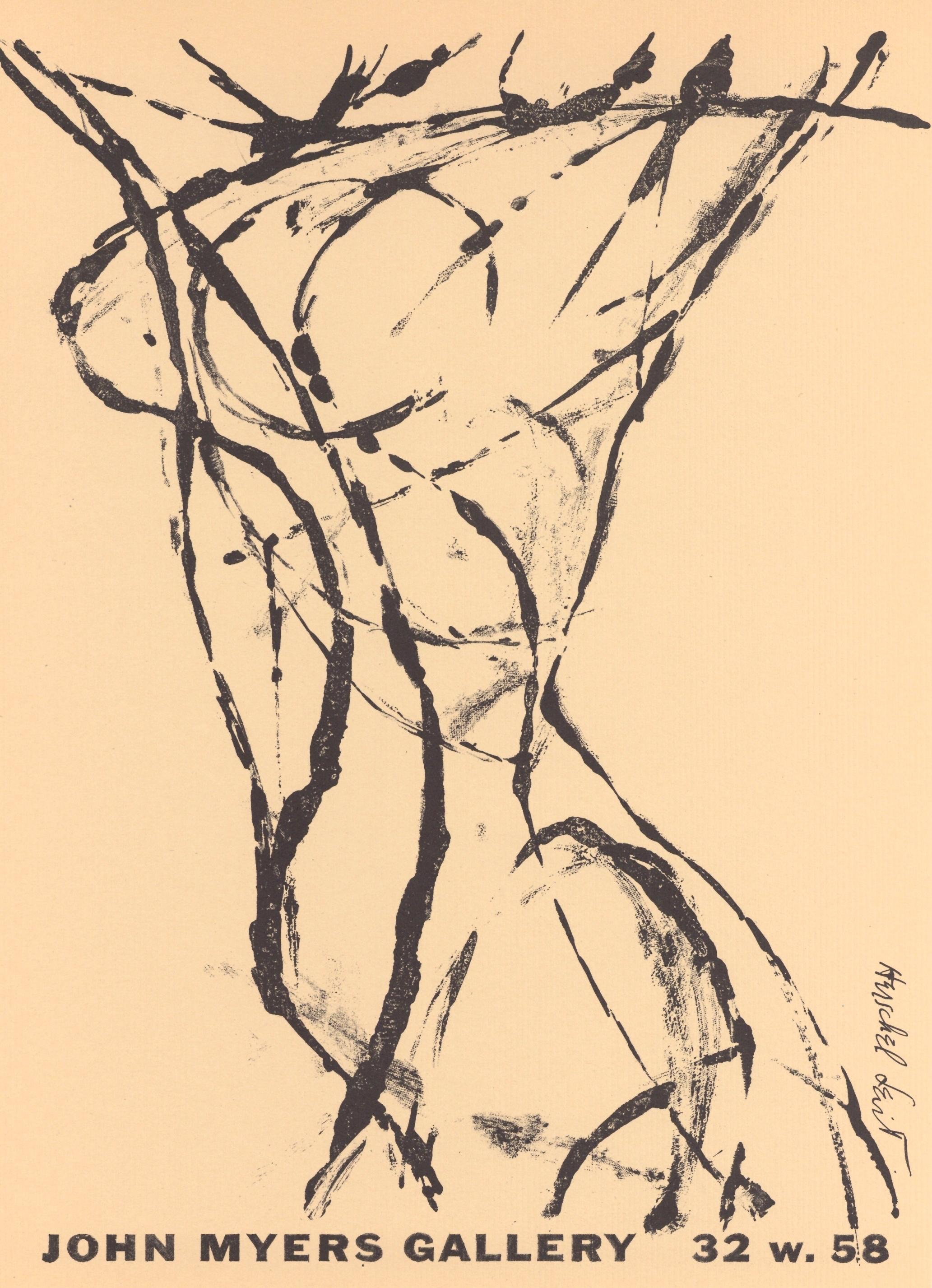 original lithograph - Print by Herschel Levit
