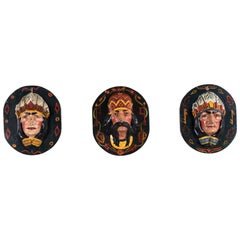 Herschell Spillman Cast Iron Vintage Carousel Heads