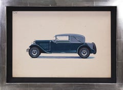 Vintage Sport Cabriolet coachwork design by Alexis Kellner AG for the Cadillac 28