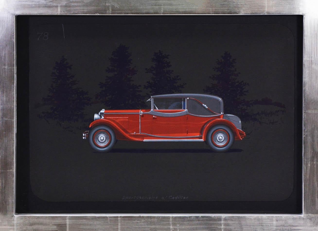 Carrocería Sportcabriolet diseñada por Alexis Kellner AG para el Cadillac 341-A.