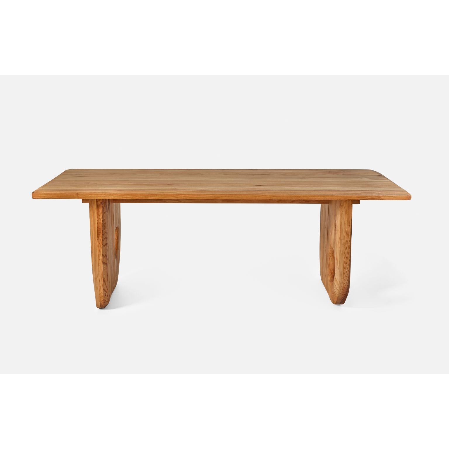 Herseh Dining Table L by Contemporary Ecowood
Dimensions: W 115 x D 270 x H 75 cm.
Materials: American Oak.
Color: Natural

Contemporary Ecowood’s story began in a craft workshop in 2009. Our wood passion made us focus on fallen trees in the