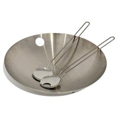 Herstal Denmark Bol de Acero Inoxidable con Servidores de Ensalada