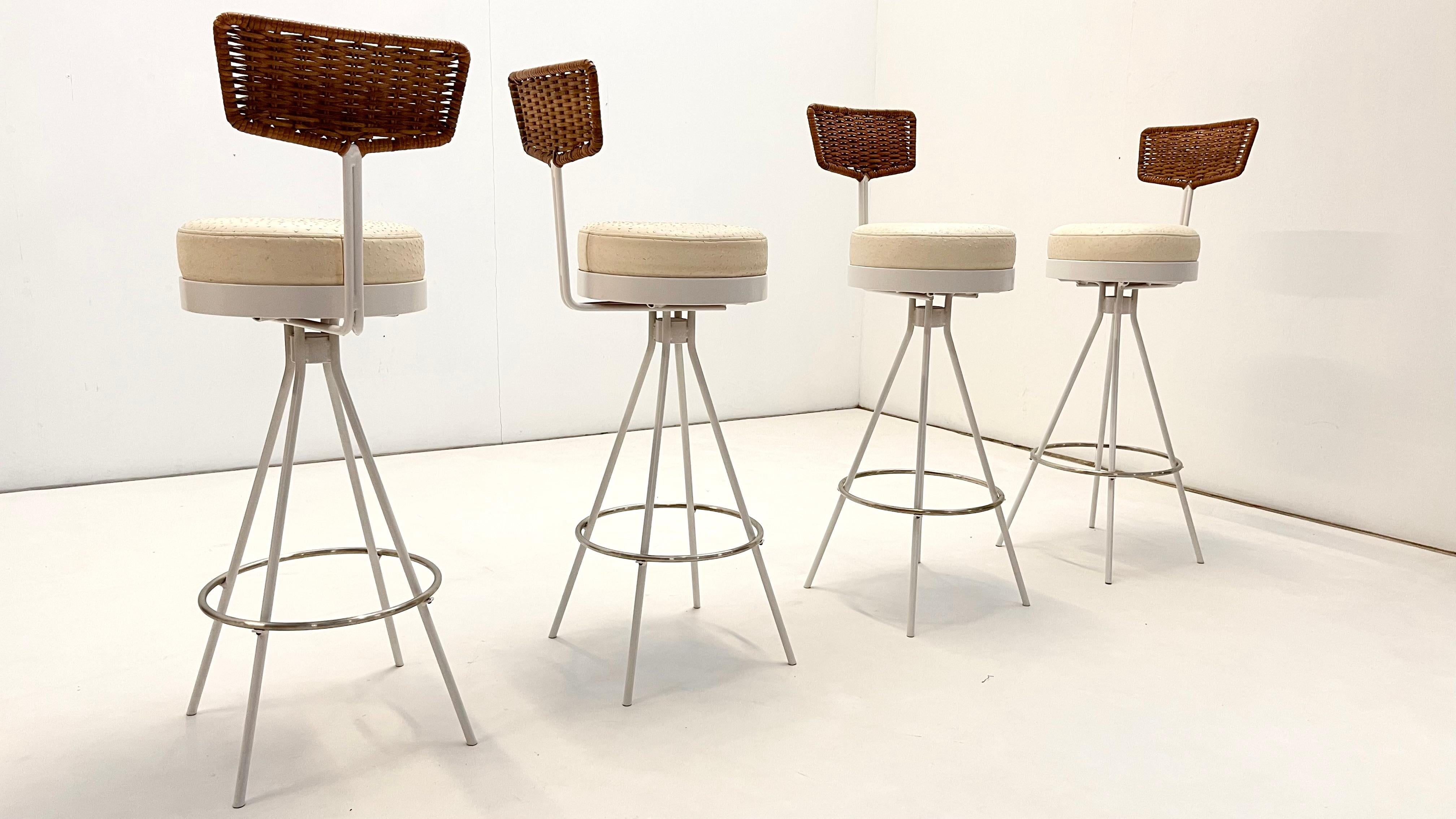 Modern Herta Maria Witzemann for Erwin Behr - Set of bar stools