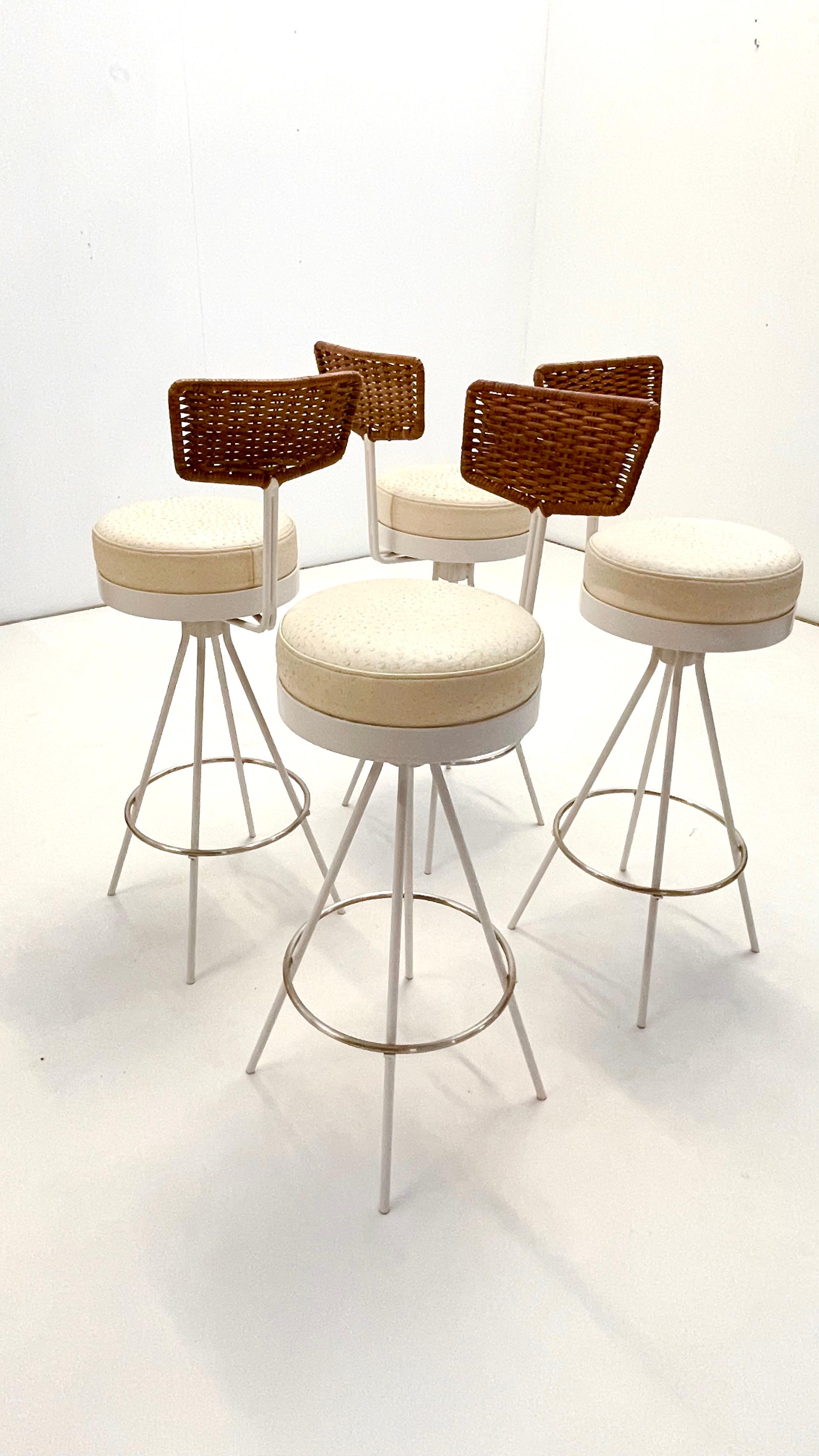 Herta Maria Witzemann for Erwin Behr - Set of bar stools In Excellent Condition In Brussels, BE