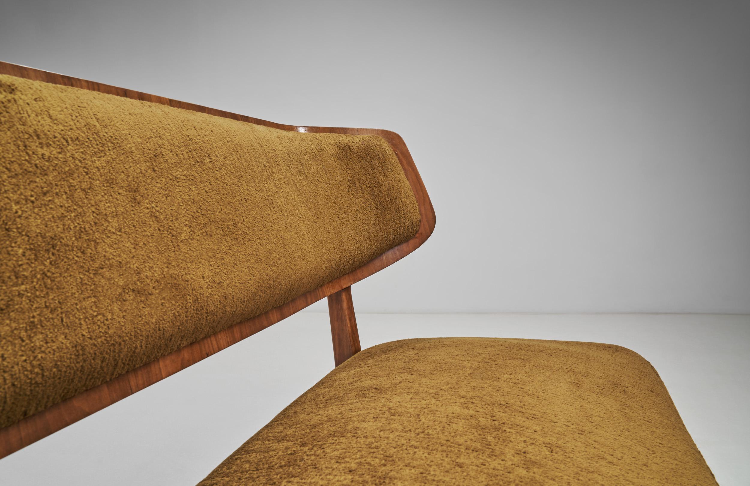 Herta-Maria Witzemann Settee for Schörle & Gölz, Stuttgart, Germany, 1950s 3
