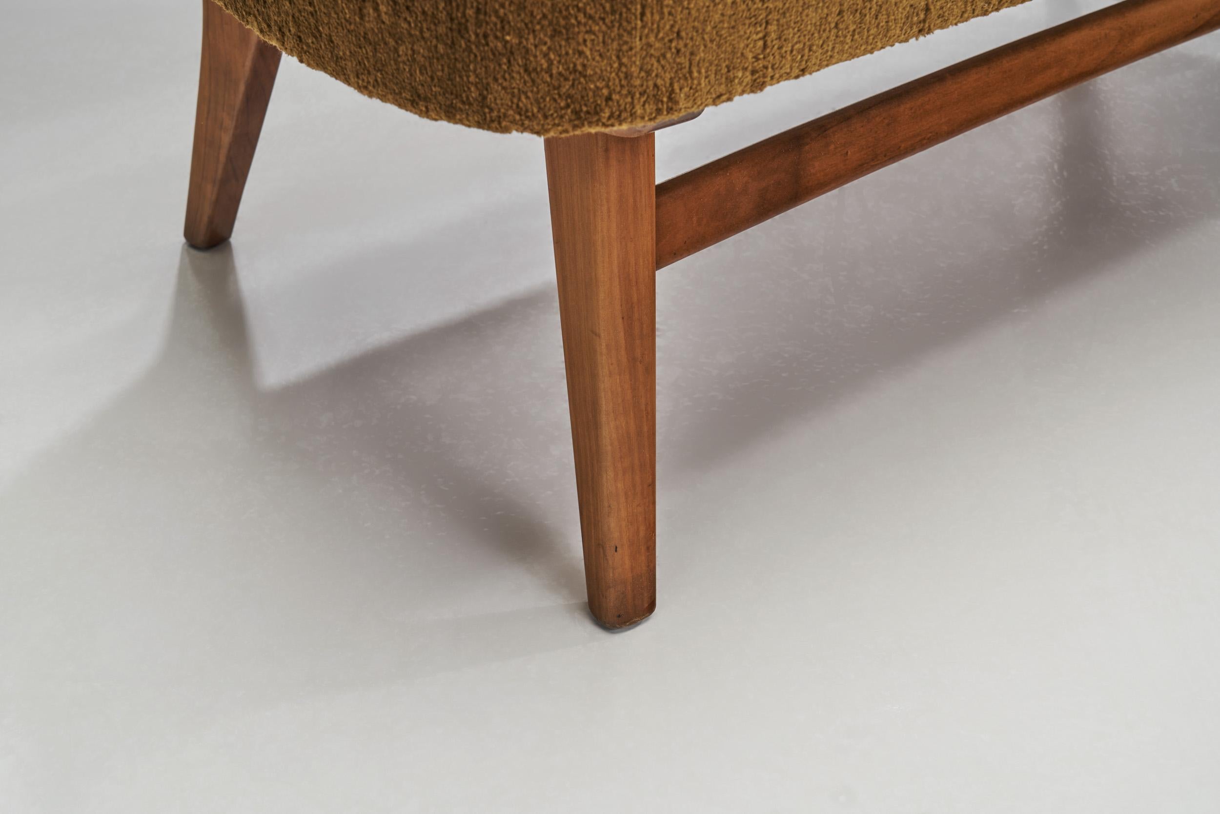Herta-Maria Witzemann Settee for Schörle & Gölz, Stuttgart, Germany, 1950s 10