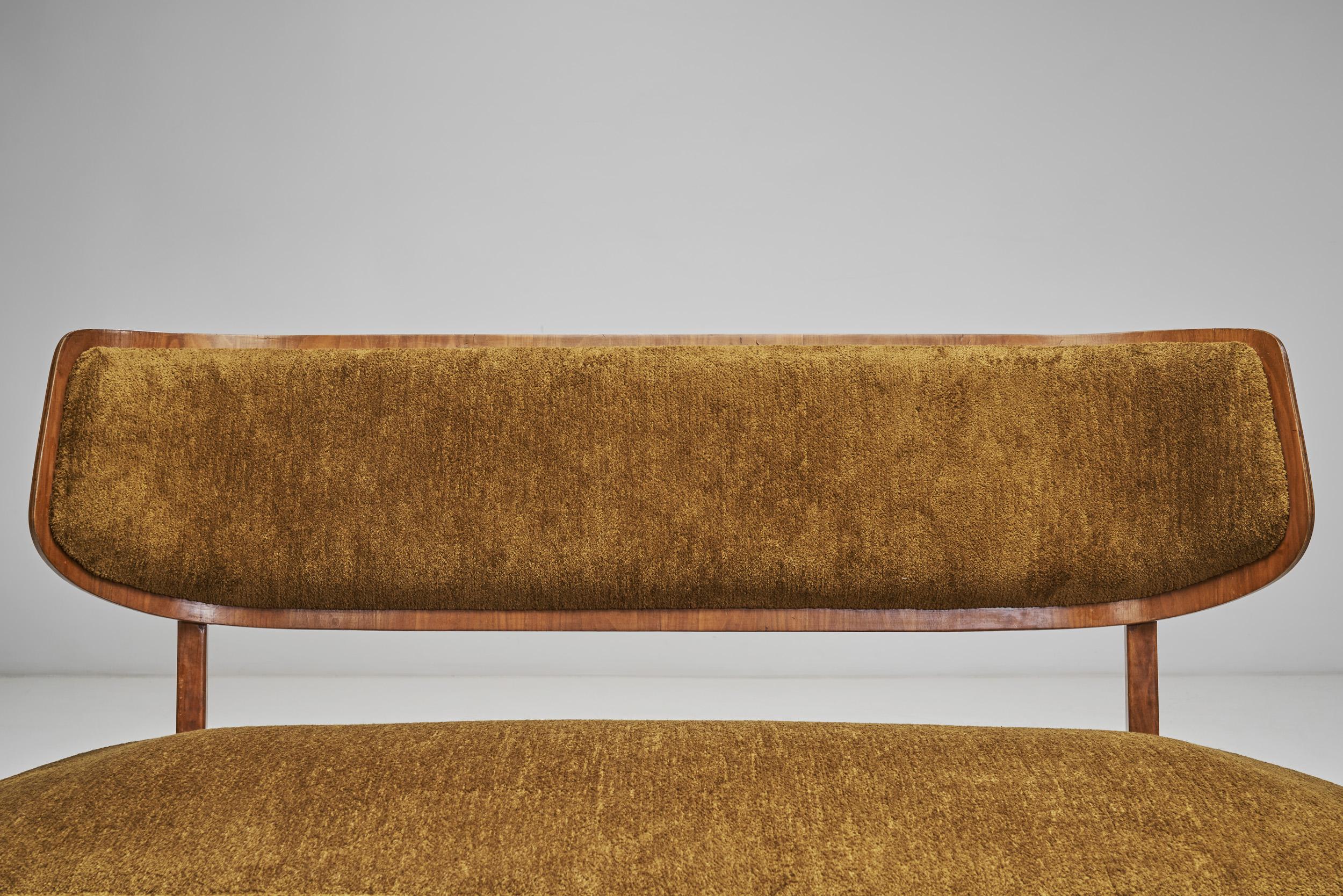 Herta-Maria Witzemann Settee for Schörle & Gölz, Stuttgart, Germany, 1950s 2