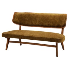 Vintage Herta-Maria Witzemann Settee for Schörle & Gölz, Stuttgart, Germany, 1950s