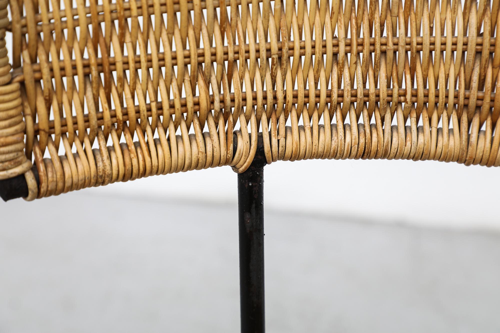 Herta-Maria Witzemann Style Rattan Side Chair 2