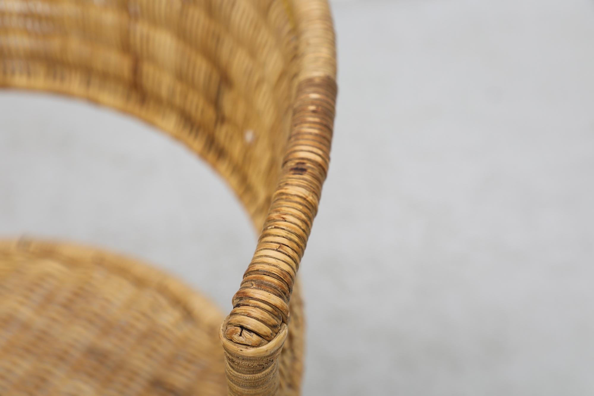 Herta-Maria Witzemann Style Rattan Side Chair 8