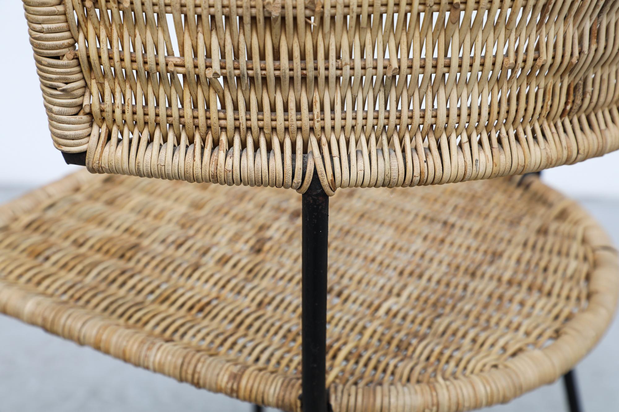 Herta-Maria Witzemann Style Rattan Side Chair 9