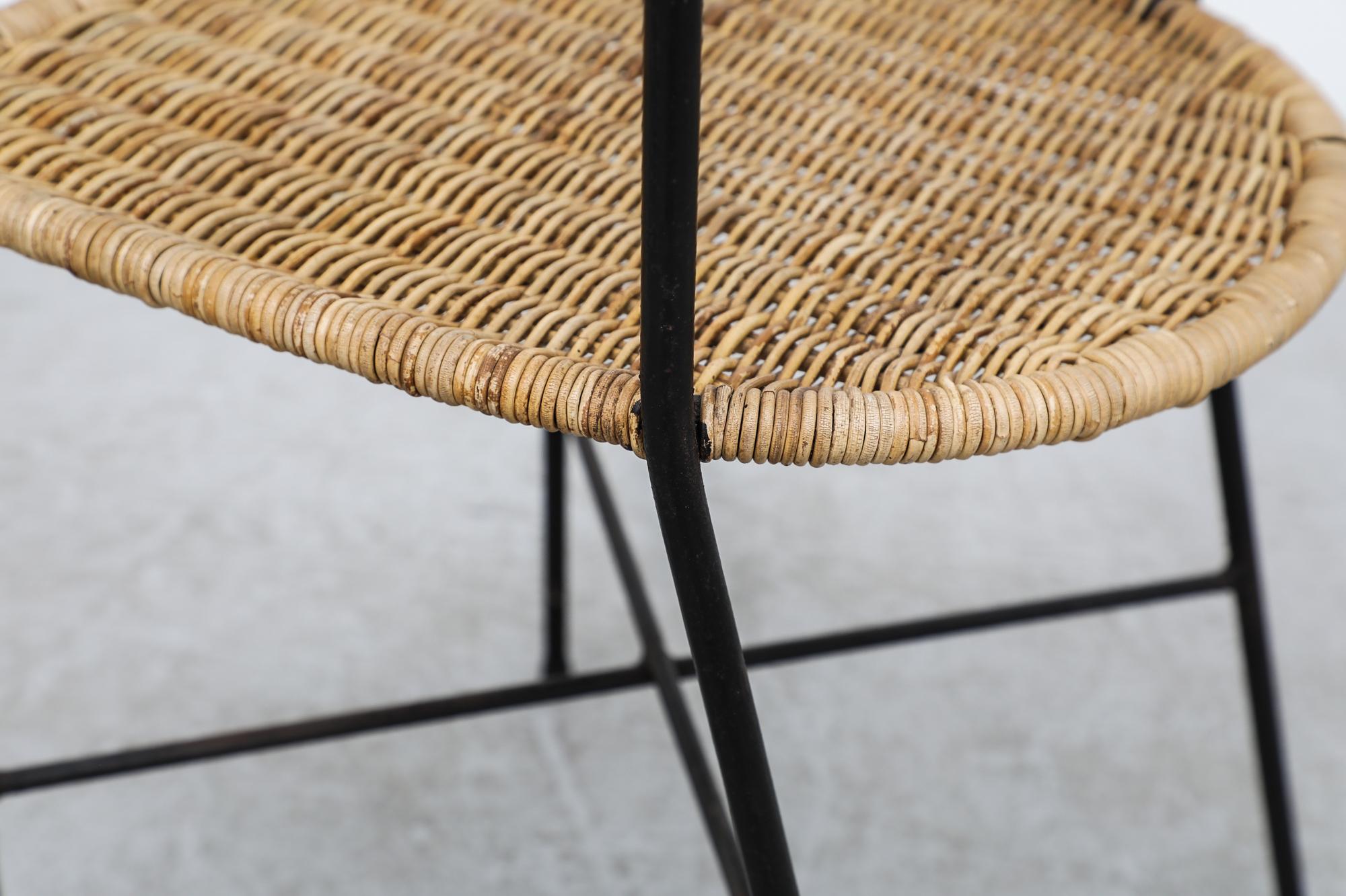 Herta-Maria Witzemann Style Rattan Side Chair 10