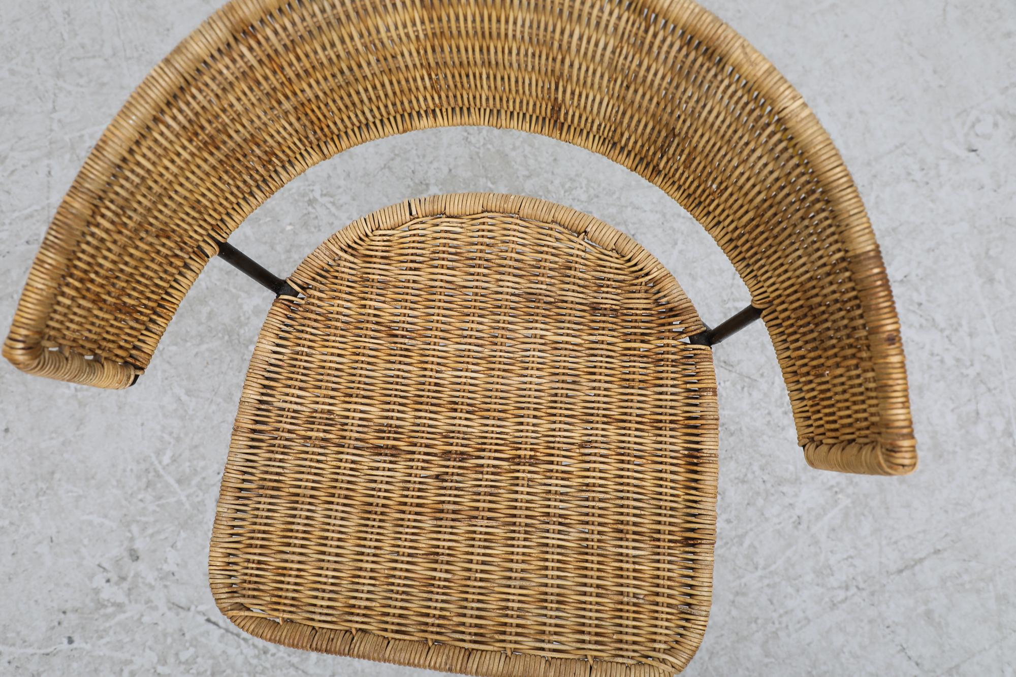 Herta-Maria Witzemann Style Rattan Side Chair 1