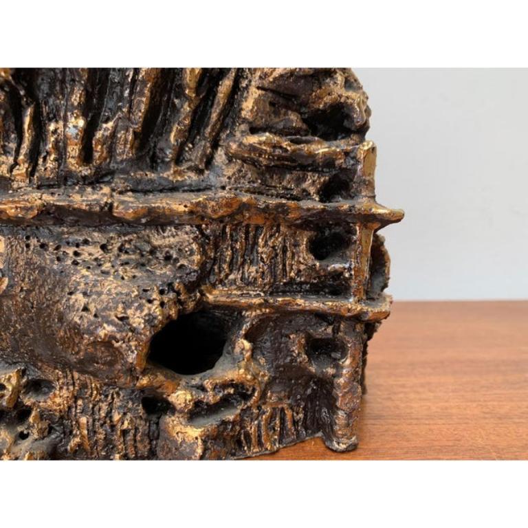 Mid-Century Modern Herta Von Klot, German Brutalist Ceramic Sculpture, 1960s For Sale