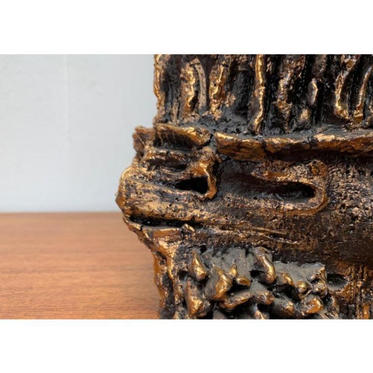 20th Century Herta Von Klot, German Brutalist Ceramic Sculpture, 1960s For Sale