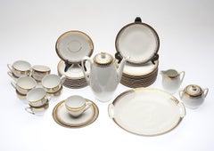 Hertel Jacob Bavaria Signed China Service, Circa 1967-1969