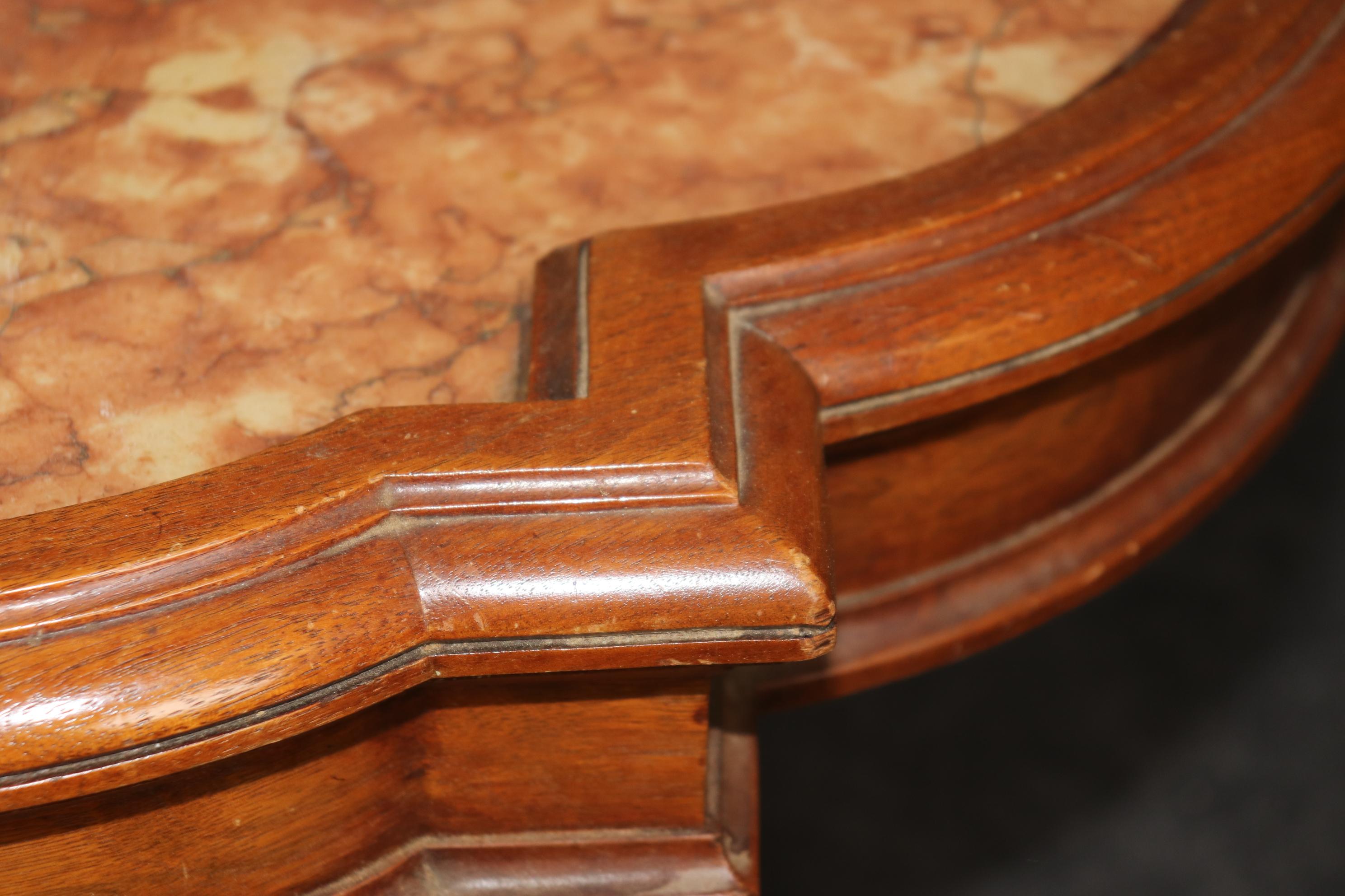 Herter Brothers Attr. Marble Top Renaissance Revival Victorian Center Table 7