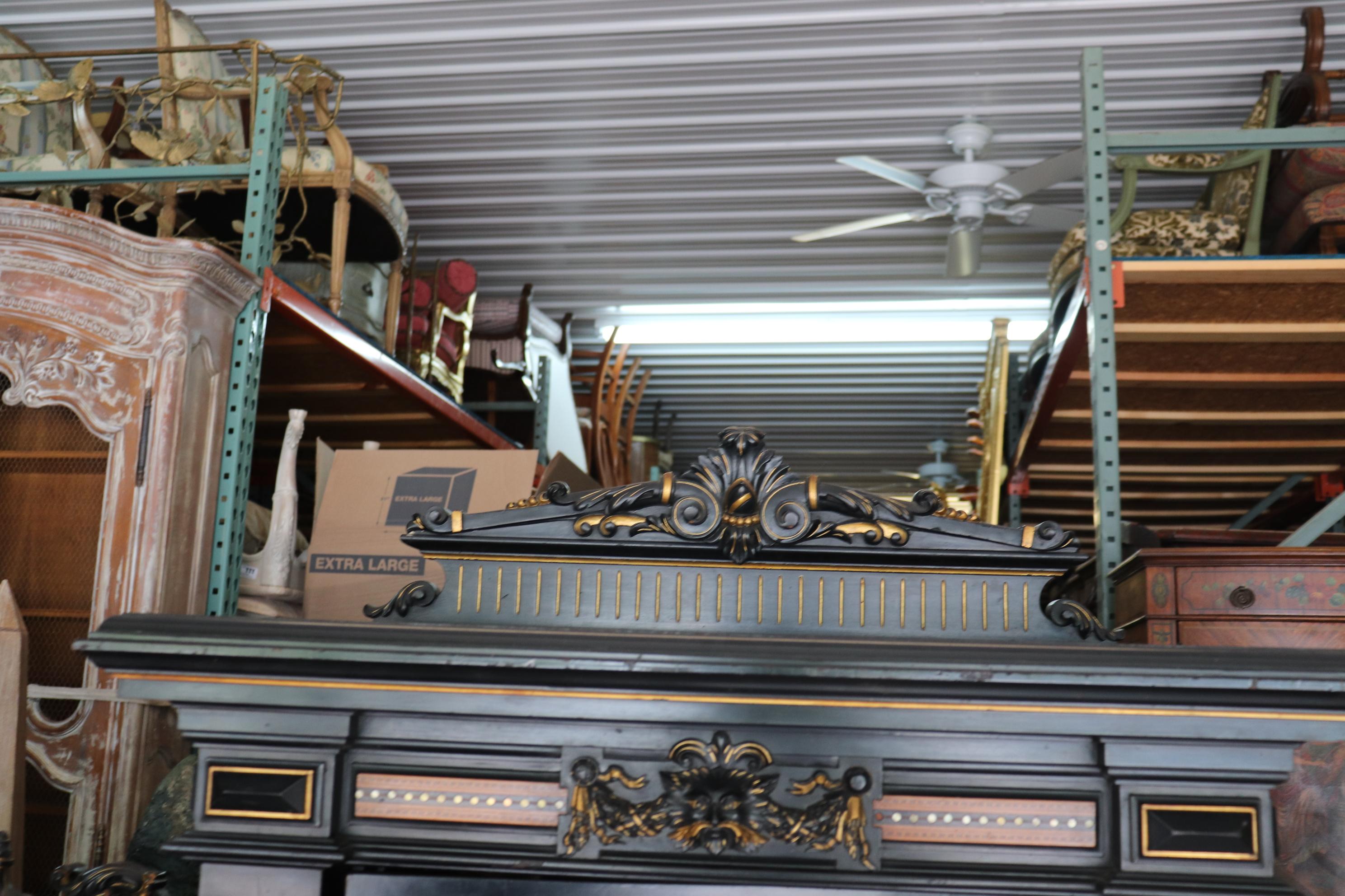 Herter Brothers Attributed Aesthetic Movement Ebonized Rosewood Cabinet 4