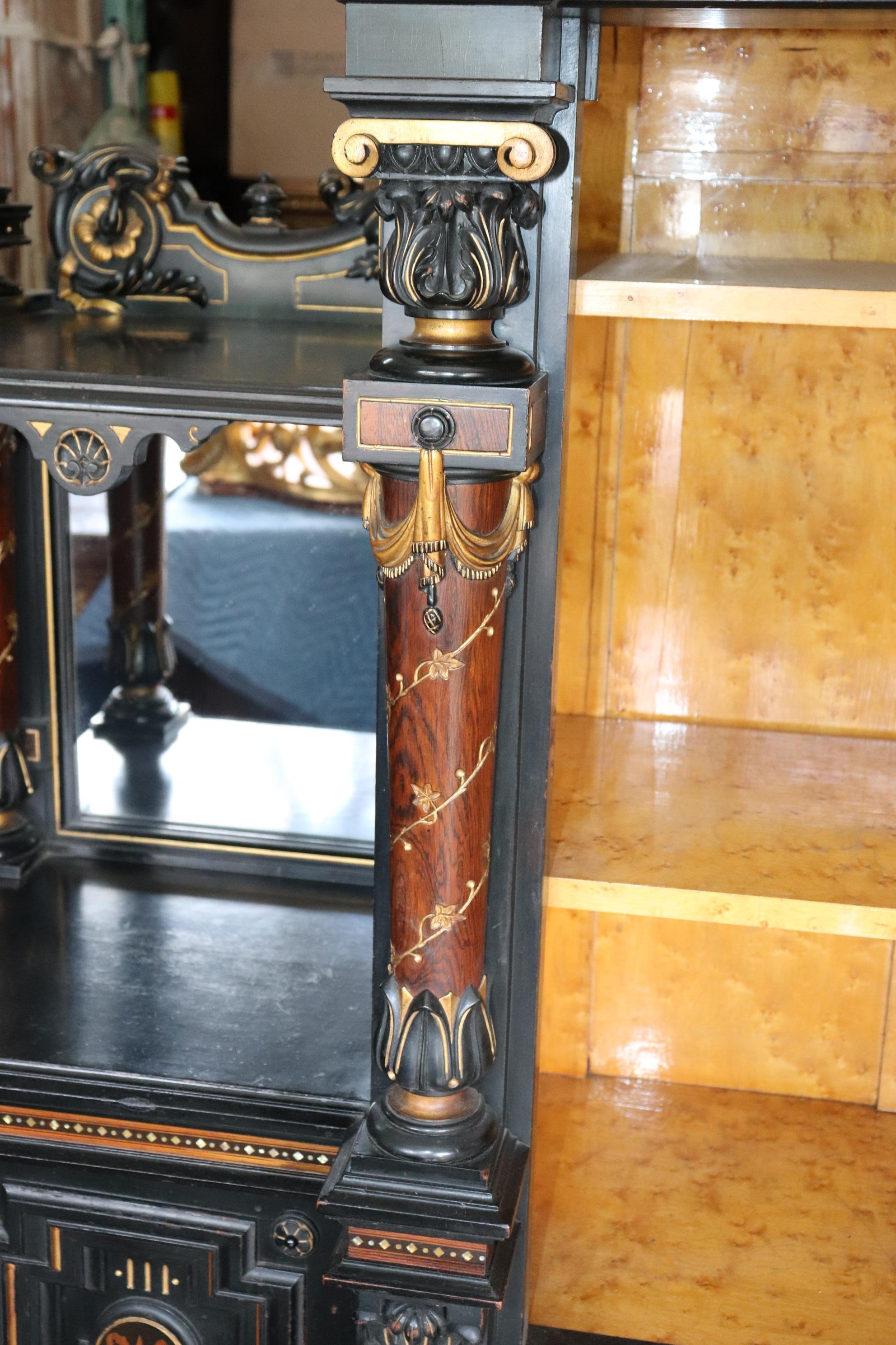 Herter Brothers Attributed Aesthetic Movement Ebonized Rosewood Cabinet 6