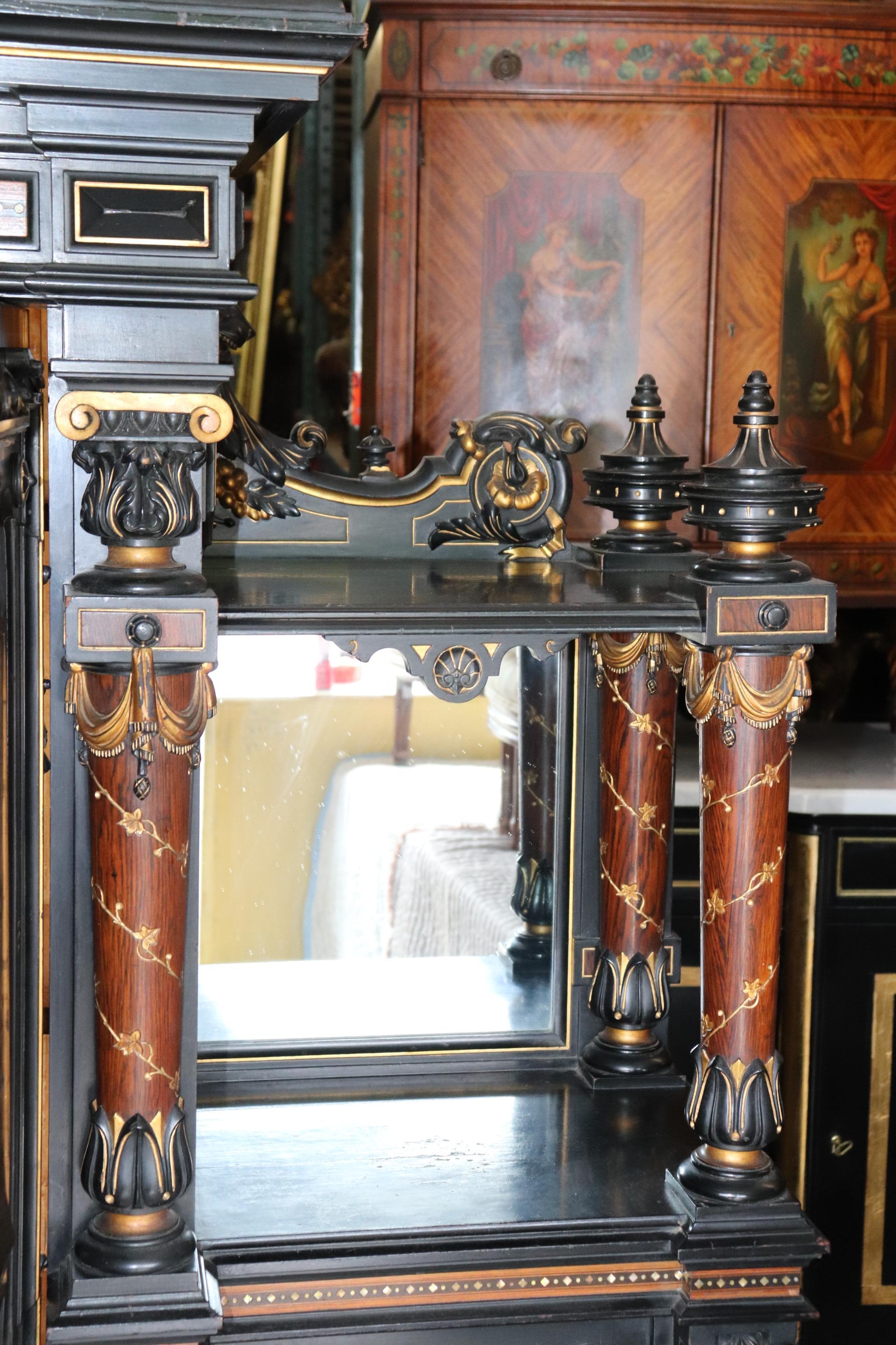 Herter Brothers Attributed Aesthetic Movement Ebonized Rosewood Cabinet 11