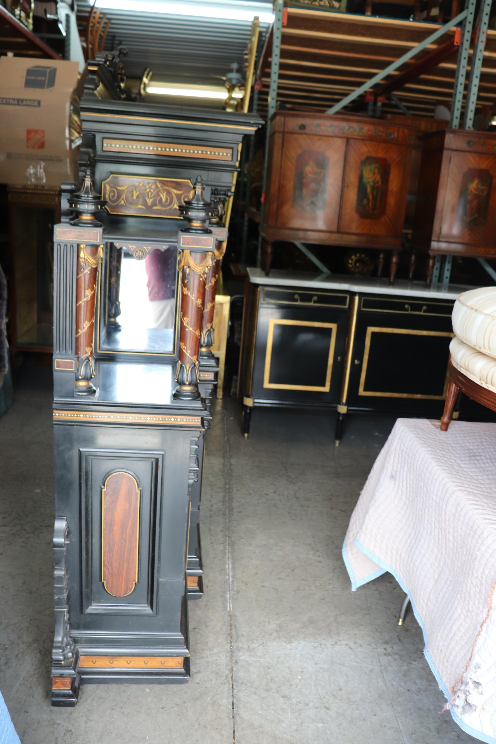 Renaissance Revival Herter Brothers Attributed Aesthetic Movement Ebonized Rosewood Cabinet