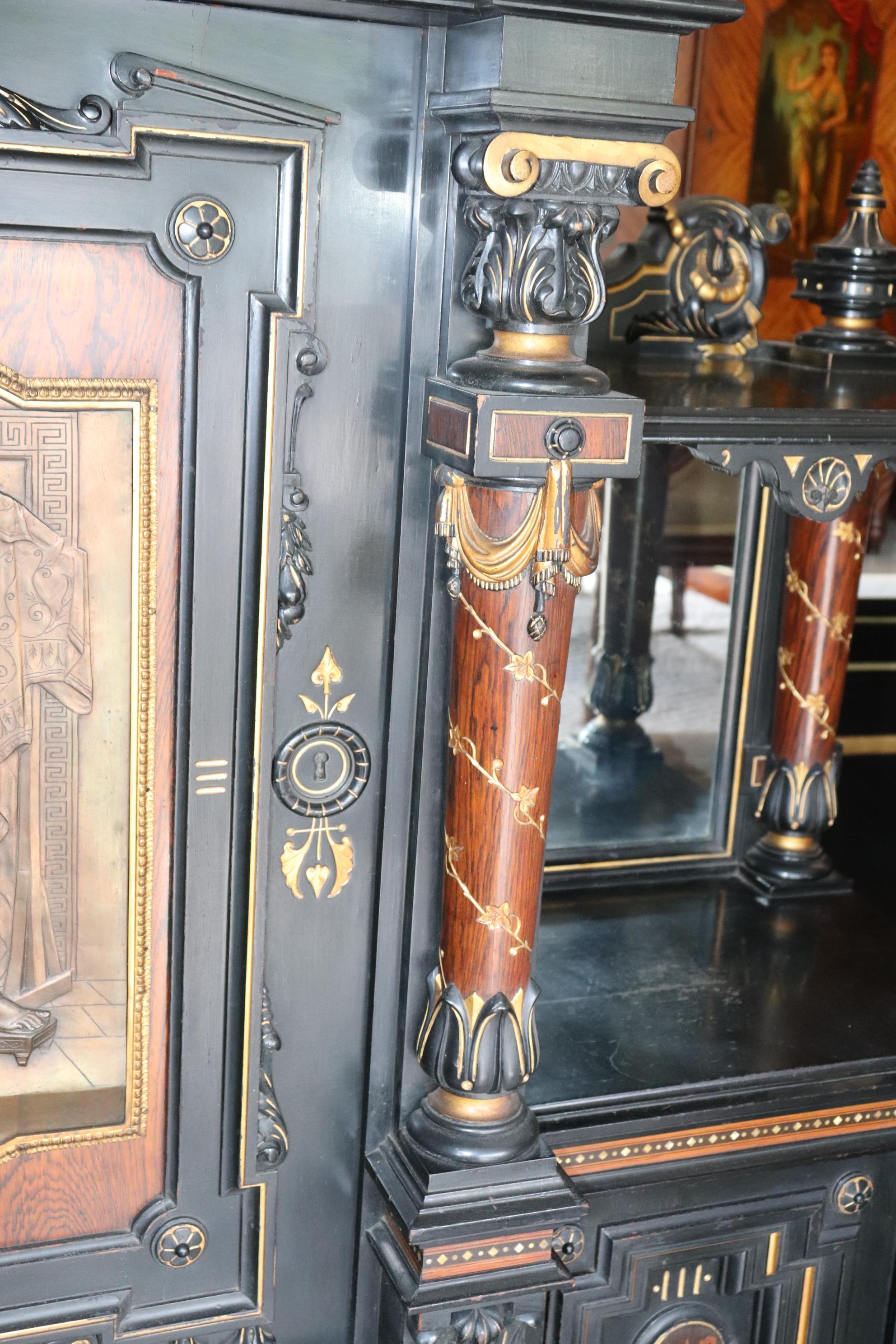 Herter Brothers Attributed Aesthetic Movement Ebonized Rosewood Cabinet 2