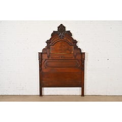 Herter Brothers Style Antique Eastlake Victorian Full Size Headboard, Circa 1880