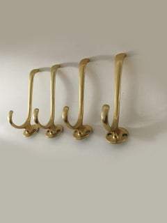 Hertha Baller Vintage Wall Hooks Model 'Bristol' Set of Four, Austria, 1950s