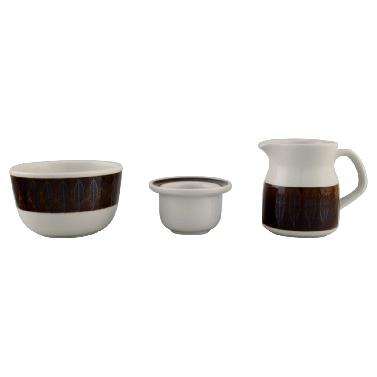 Hertha Bengtson for Rörstrand, Three Parts Koka in Glazed Stoneware