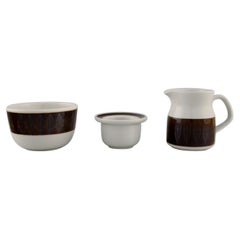 Hertha Bengtson for Rörstrand, Three Parts Koka in Glazed Stoneware