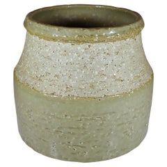 Hertha Bengtson Steingutvase, Rörstrand, skandinavische Moderne, 1970er Jahre