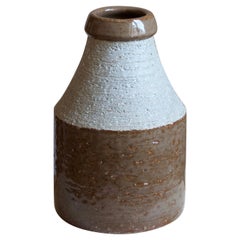 Hertha Bengtson, Vase, glasiertes Steingut, Rörstrand, Schweden, 1950er Jahre