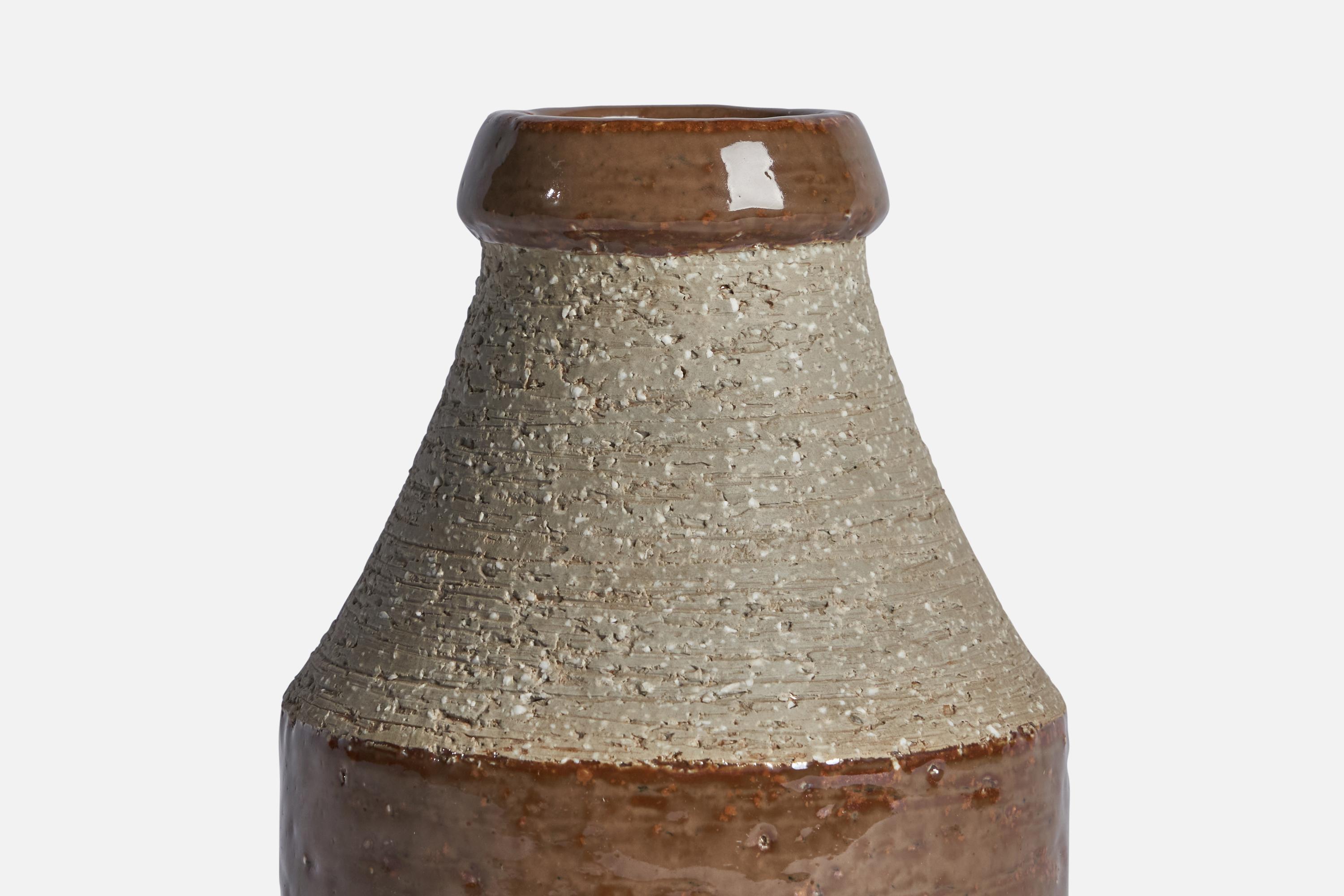 European Hertha Bengtson, Vase, Stoneware, Sweden, 1950s For Sale