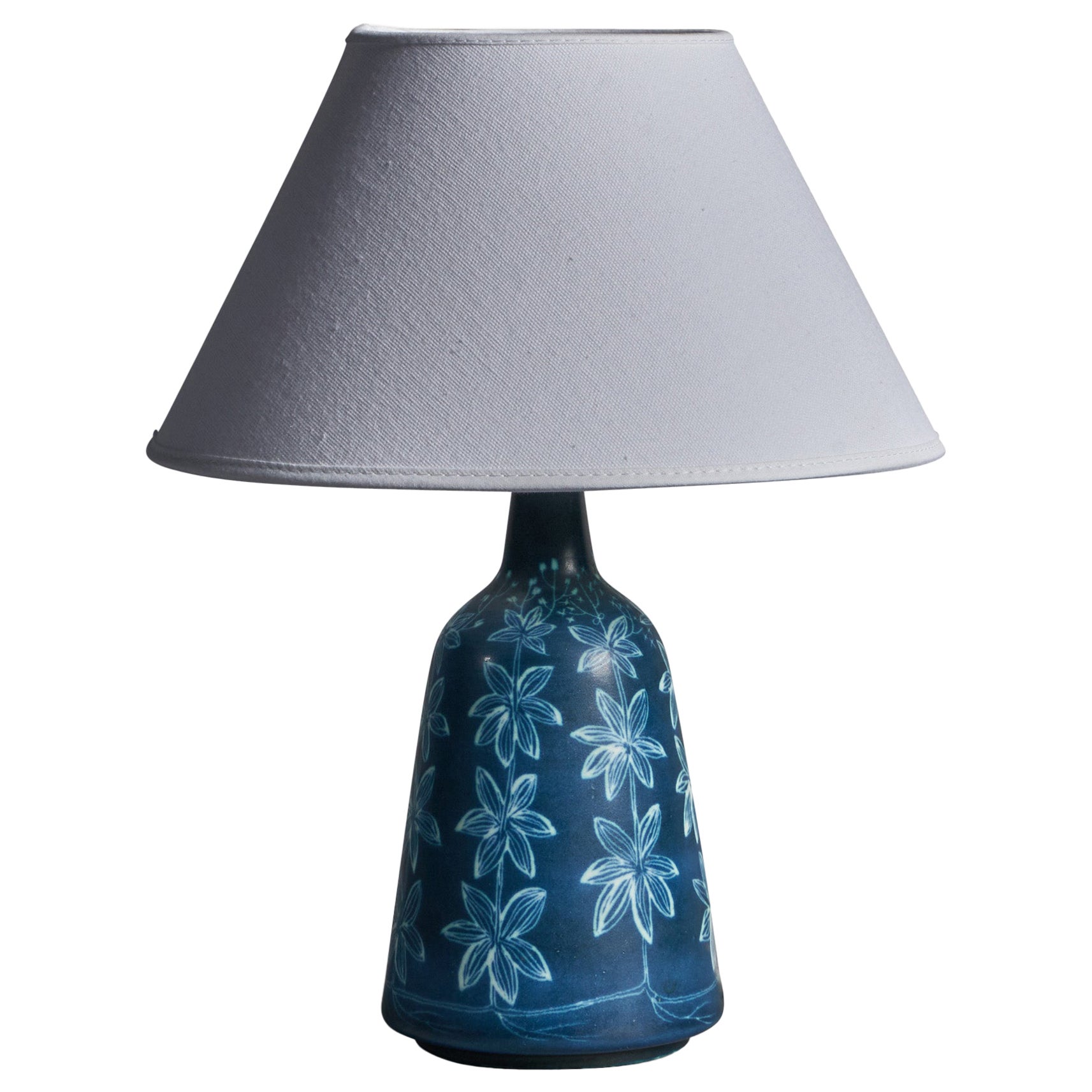 Hertha Bengtsson, Table Lamp, Stoneware, Sweden, 1950s