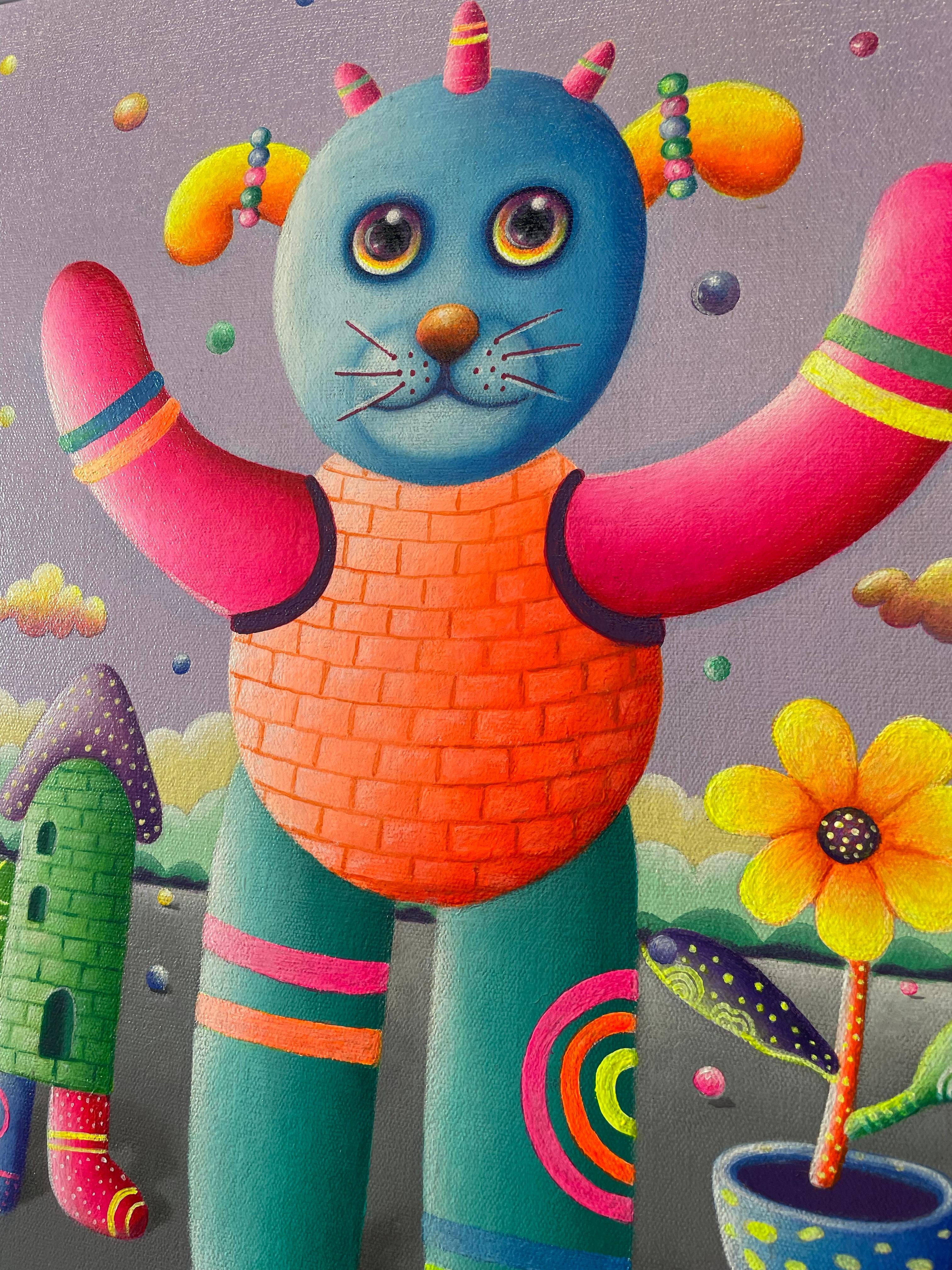 Hola Mundo - Painting de Heru Priyono