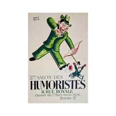 Manifesto originale del 1934 di Hervé Baille per il 27e Salon des Humoristes