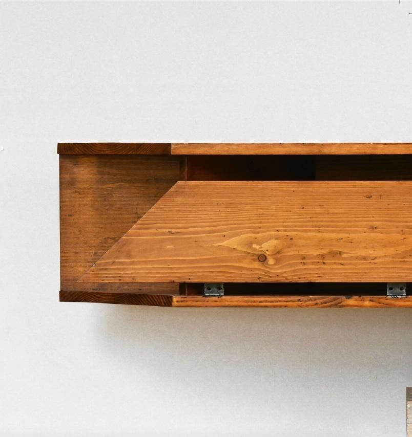 French Hervé Baley, Wooden shelf, c. 1991-1996