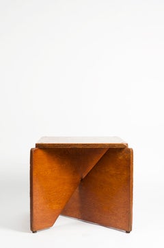 Hervé Baley, Hocker aus Holz, um 1970