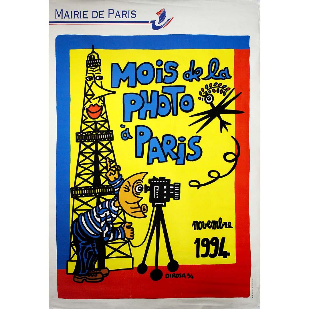 Original 1994 poster by Hervé Di Rosa for the - Month of Photography in Paris