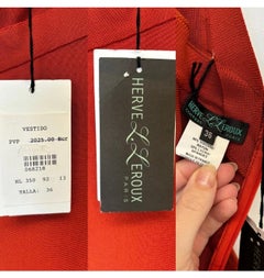 HERVE L LEROUX alias Herve Leger mini abito a fascia