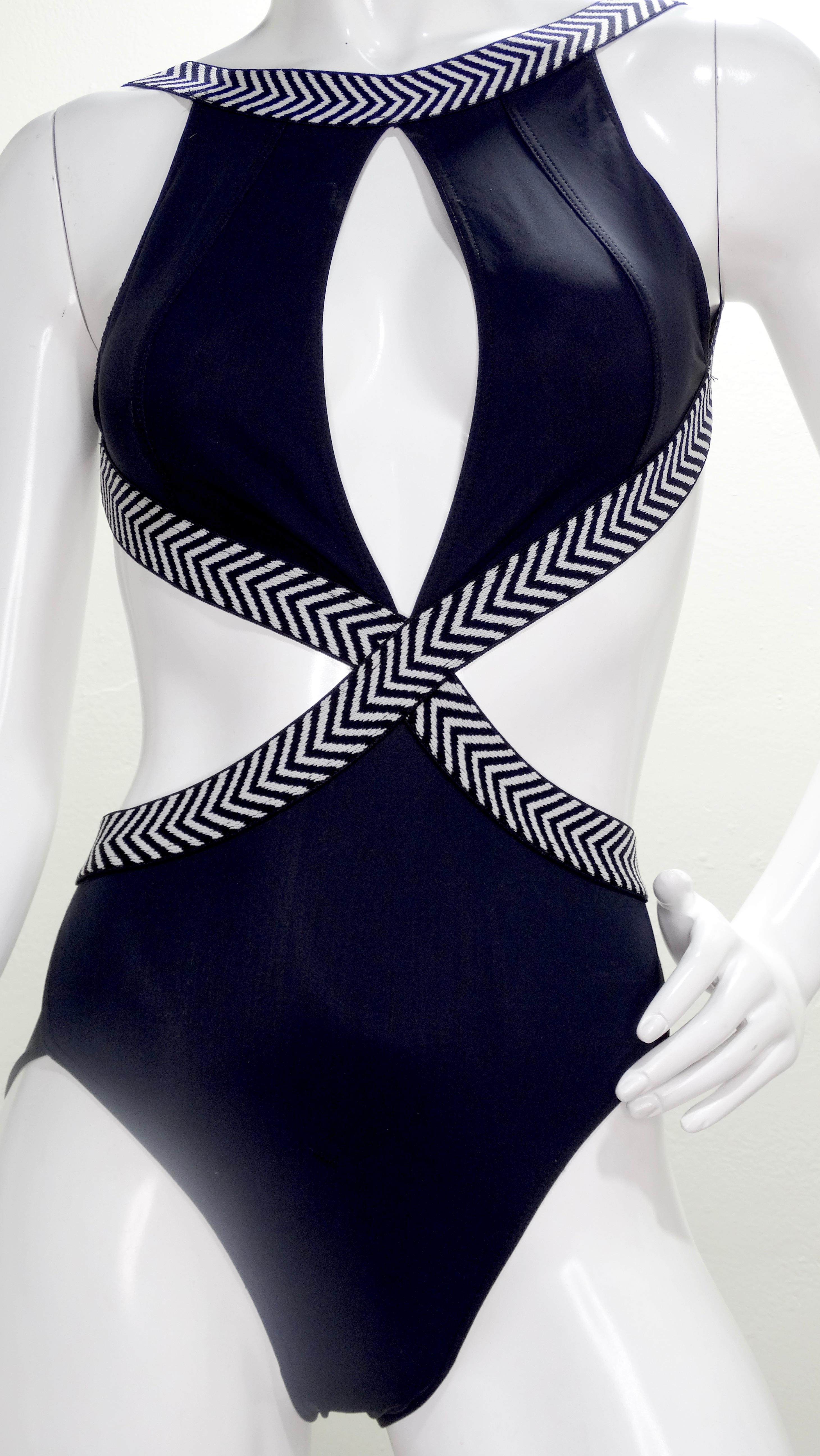 da uomo o donna Costume da bagno Herve Leger anni '90 in vendita