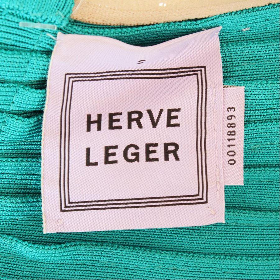 herve leger green dress