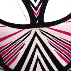 Herve Leger Aztec Muster Jacquard-Strick Cutout Detail A Linie Anaya Kleid XXS