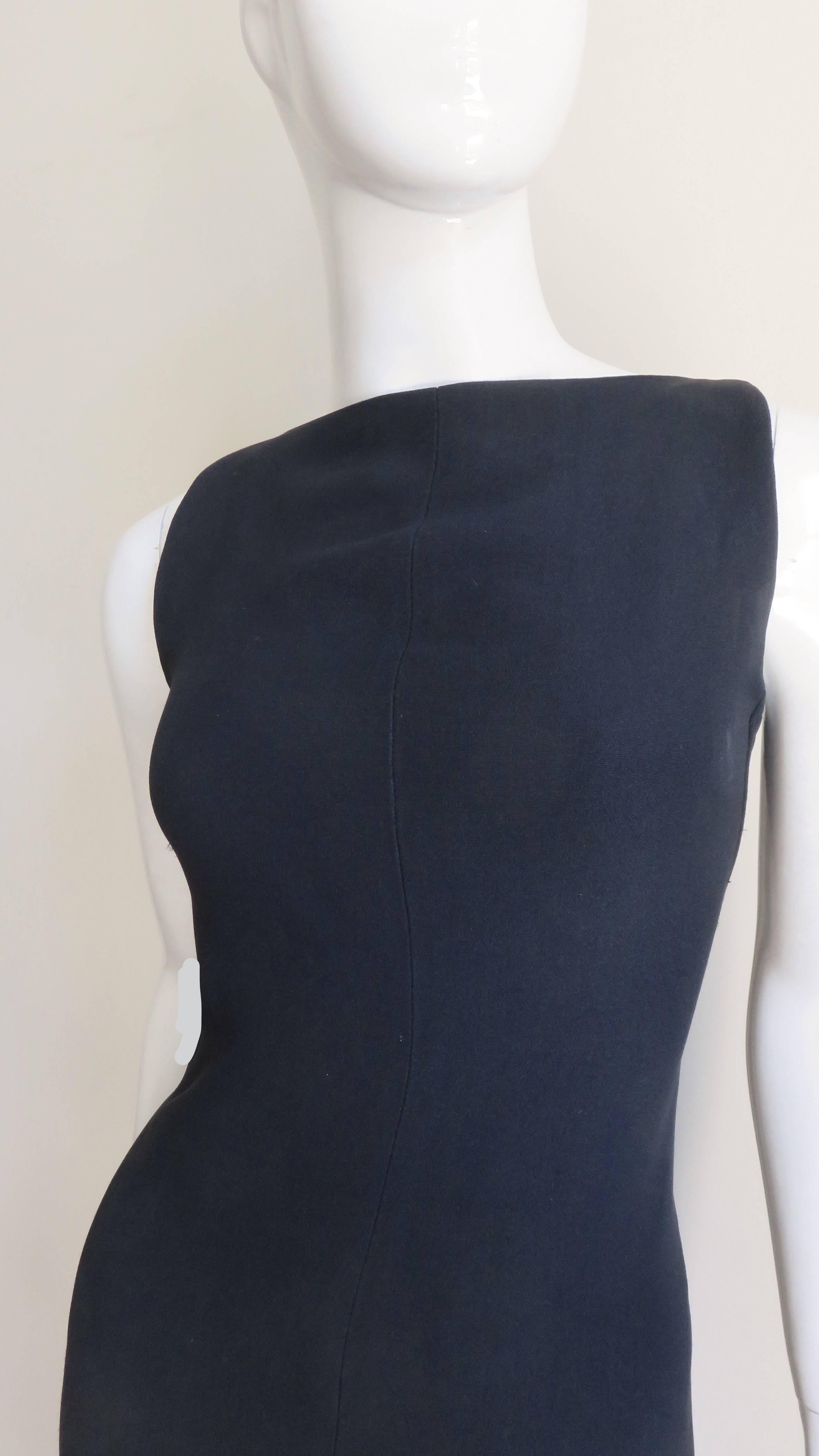  Herve Leger Backless Dress In Good Condition In Water Mill, NY