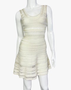 Herve Leger Bandage Dress Embroidered with Beads, 2000s