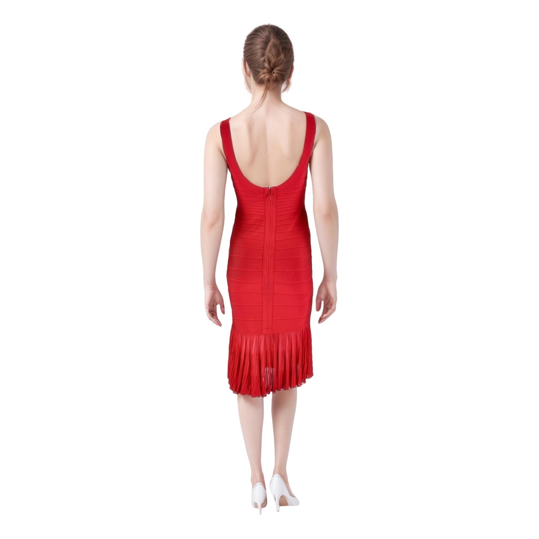 Herve Leger Bandage Dress In Excellent Condition For Sale In London, GB