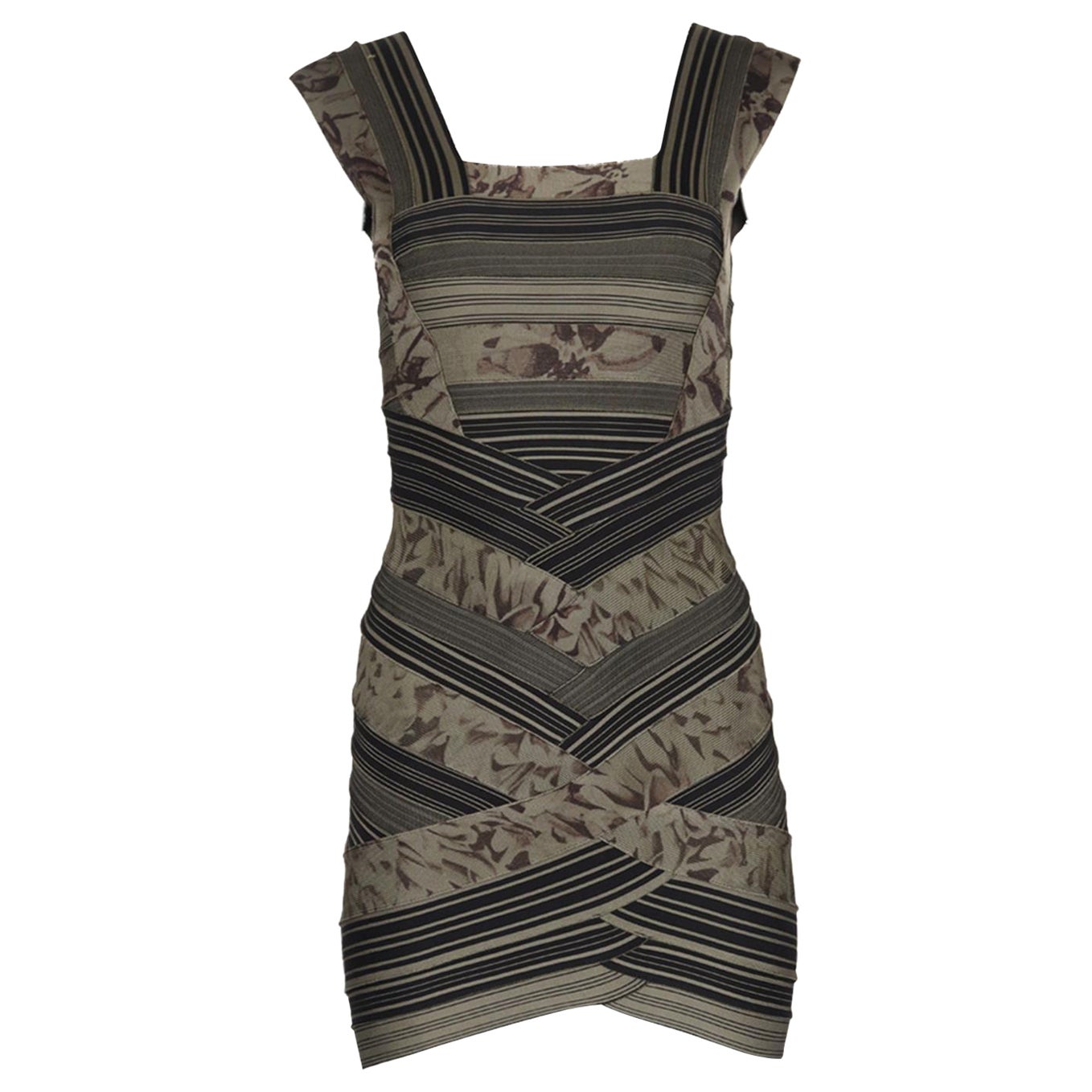 Hervé Léger Bandage Mini Dress Xsmall