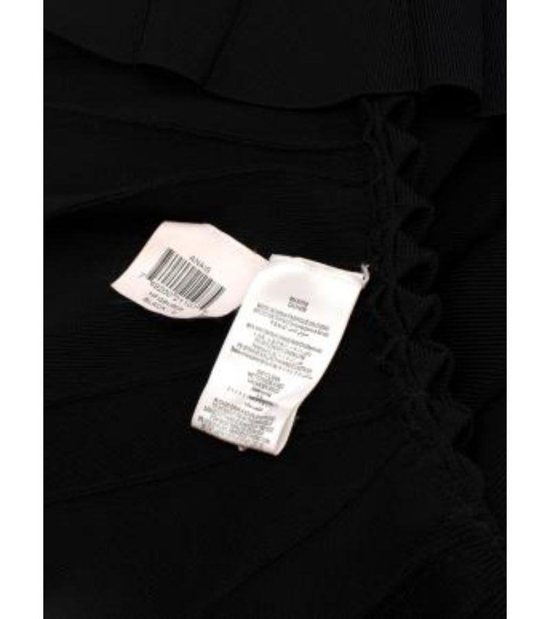 Women's Herve Leger Black Bandage Dress with Cut-Out Waist For Sale