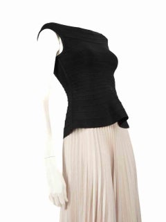 Herve Leger Black Bandage Top Size S